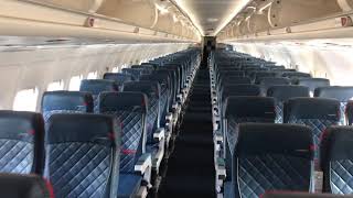 Delta Airlines MD88 Cabin WalkThru [upl. by Desirea]