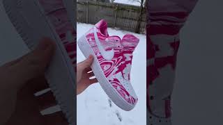 2 Custom Nike Air Force 1 with Hydro Dipping Tips Tricks trickshots custom hydrodipping short [upl. by Nnaear61]