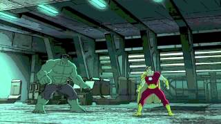 Marvels Avengers Assemble hulk vs hyperion [upl. by Tullius448]