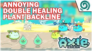 【AXIE INFINITY】 THIS DOUBLE HEALING PLANT BACKLINE CAN TURN THE TABLE [upl. by Aibara72]