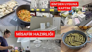 SARMALARBÖREKLER HAZIR👍YARIN MİSAFİR VAR😇BİM’E GİTTİM ELİ BOŞ DÖNMEDİM😄TAKİPÇİMDEN HEDİYE😇Vlog [upl. by Zippora919]