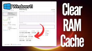 How to Clear RAM Cache in Windows 11  Boost Your PCs Performance [upl. by Nhtanhoj]