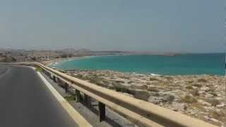 Fahrt auf der alten traditionellen Küstenstraße nach Heraklion Kreta 10082012 HD [upl. by Eudoxia325]