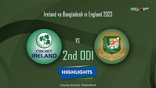 Highlights 2nd ODI Ireland vs Bangladesh  2nd ODI  IRE vs BAN [upl. by Eissahc]