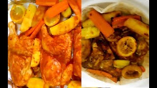 chicken oven recipeRoasted chicken potatoes and vegetables recipe [upl. by Alidia]