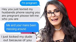 quotIM PREGNANTquot WRONG PERSON TEXT PRANK [upl. by Uriia939]