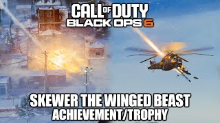 COD Black Ops 6  Skewer the Winged Beast AchievementTrophy  Have SAM target itself and helicopter [upl. by Yessak]