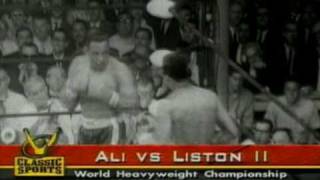 Ali vs Liston  Fight 2  1st Round Knockout [upl. by Yarb]