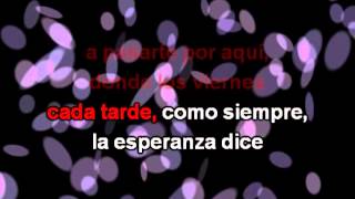 Rosas con letra  La Oreja de Van Gogh Karaoke [upl. by Zehe]