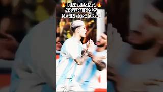 🔥FINALISSIMA🔥ARGENTINA VS SPAIN 2024 FINAL🔥PREDICTION🔥shortsvideo argentina spain finalissima [upl. by Imre]