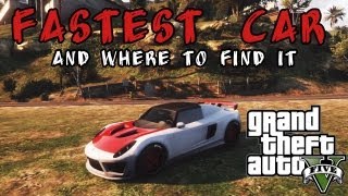 GTA 5 Fastest Car In GTA V amp Where To Find It Coil Voltic Electric Car [upl. by Tena]