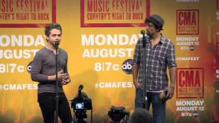 Hunter Hayes  2013 CMA Festival  Interview [upl. by Ettelrahc449]