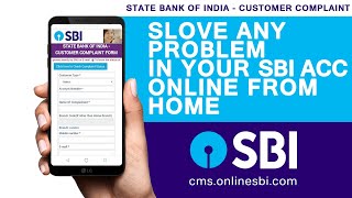 How To Complaint Any Problem In Your SBI Account Online  State Bank of India [upl. by Akeber]