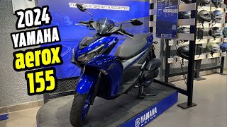 2024 Yamaha AEROX 155 New Model Review Video With All Details  Scooter With Engine Of r15  mt15 😳 [upl. by Tutt]