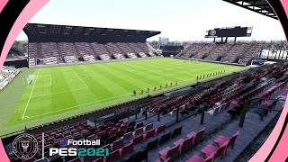 DRV PNK Stadium  Inter Miami  PES 2021 for StadiumServer [upl. by Yahsat]