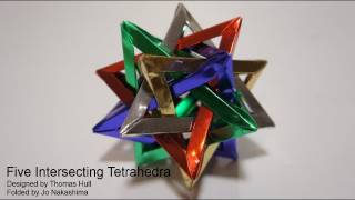 Five Intersecting Tetrahedra Thomas Hull [upl. by Supen767]