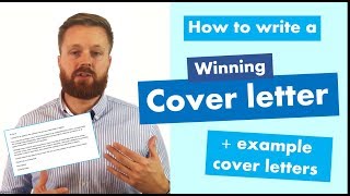 How to write a cover letter  6 examples Get your CV noticed [upl. by Annahsar981]