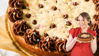 A GIANT Cookie in Cake Form Cookie Cake [upl. by Chud724]