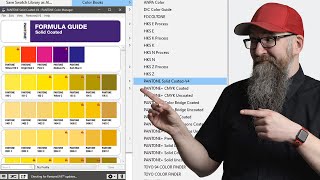 How to update the Pantone Colour Book Swatches in Adobe Illustrator Photoshop and InDesign [upl. by Crane]