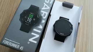 Garmin Forerunner 45 Optic Koupil jsem nové hodinky Recenze Review CZ [upl. by Stephanus]