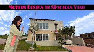 14 Marla Park Facing Corner Modern House for Sale in Garden City Islamabad [upl. by Llehcor]