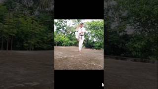 Karate kata Sanseru Practice vairalshort [upl. by Enoek]