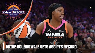 ALLSTAR GAME HISTORY 👏 Arike Ogunbowales 34 PTS sets scoring record 🏀  2024 WNBA AllStar Game [upl. by Patty]