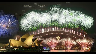 MIRA el espectacular SHOW DE FUEGOS ARTIFICIALES en Sídney para dar la bienvenida al Año Nuevo [upl. by Artur689]