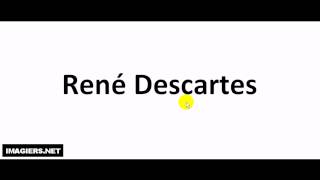 Como pronunciar René Descartes [upl. by Nikolia454]