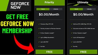 HOW TO GET GEFORCE NOW PREMIUM FREE 2024 PRIORITYULTIMATE [upl. by Aneehsar]