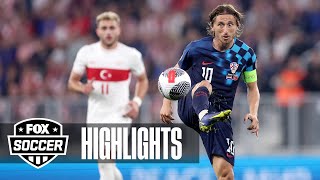 Croatia vs Turkey Highlights  European Qualifiers [upl. by Rephotsirhc310]