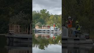 Lake Nockamixon just received 40 new fish habitat structures lakenockamixon fishing pafishing [upl. by Fabrianna]