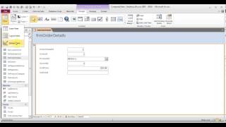 Microsoft Access 2007 2010 2013 pt 7a Autocomplete Form fields [upl. by Anyrak647]