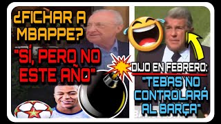 💥🚨¡BOOOM ¡FLORENTINO CONFIRMA quot¿FICHAR A MBAPPE SÍ PERO NO ESTE AÑOquot  Y TEBAS CONTROLÓ AL BARÇA [upl. by Raffo95]