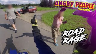 Stupid Angry People Vs Bikers 2023  Angry Man Chases Dirt Bikers [upl. by Drofnil]