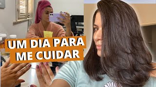 ROTINA DE CUIDADOS COMPLETA Rotina capilar  Fiz a unha  Banho de Lua  Skin Care  Larisse Gama [upl. by Alejoa]