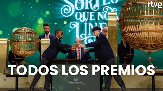 TODOS LOS PREMIOS  Lotería de Navidad 2023 [upl. by Epp]