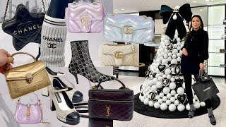 Christmas Luxury Shopping With Mum amp Gifts  Luxury Shopping in Selfridges Chanel YSL Gucci [upl. by Haraz]