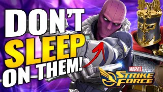 Hidden Gems of MSF Top 10 Sleeper Characters to Build  Marvel Strike Force [upl. by Connolly830]