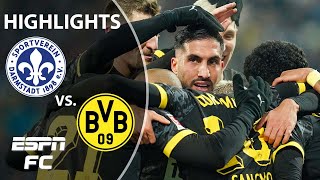 Darmstadt vs Borussia Dortmund  Bundesliga Highlights  ESPN FC [upl. by Dorsey717]