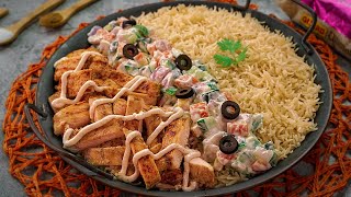 Shawarma Rice Platter Recipe by SooperChef [upl. by Nathanial]