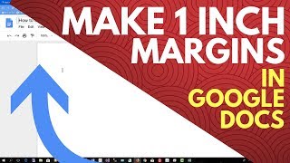 How to make 1 inch margins on Google Docs [upl. by Macdonald133]