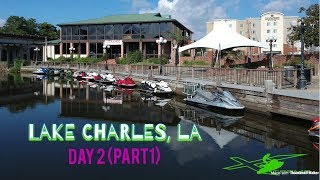 Lake Charles Jet Skiing  Day 2 Part1 [upl. by Atirat]