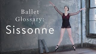 Ballet Glossary Sissone [upl. by Asihtal]