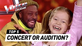 BLIND AUDITIONS that turn into CONCERTS on The Voice Kids [upl. by Adnilreh]