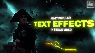 Tiktok Text Effects tutorial after effects [upl. by Attenej230]