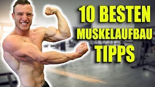 Sofort schneller Muskeln aufbauen  10 besten Tipps [upl. by Jefferey]