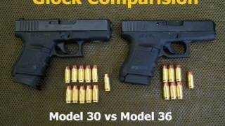 Glock Model 30 vs Model 36 [upl. by Ibbetson]