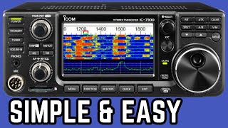 SETUP Your Icom IC7300 for FT8  EASY Beginners Guide [upl. by Neuburger668]