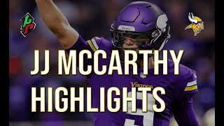 JJ McCarthy Highlights  Vikings Quarterback [upl. by Disario667]